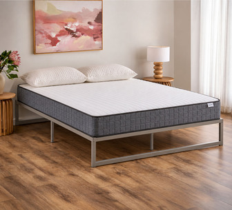 BOBBI METAL BOXED BASE KING SINGLE CHARCOAL