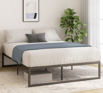 BOBBI METAL BOXED BASE SINGLE CHARCOAL