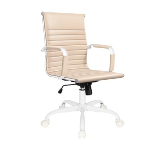 Bojan Beige PU Office Chair