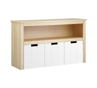 Boone Multicolour Kids Bookshelf with Storage