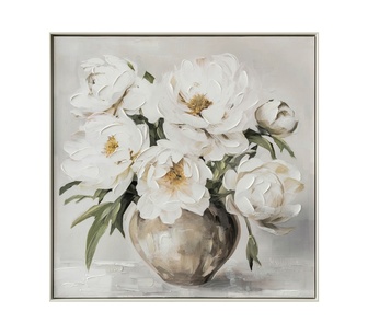 Bouquet All Day Painting 83x83cm Canvas Wall Art