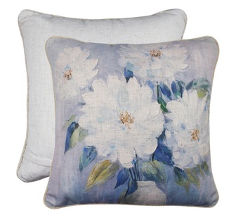 Bouquet Boogie Linen Cushion