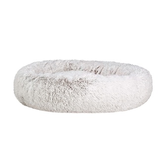 Bownie 110cm Brown Calming Soft Plush Pet Bed