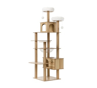 Braska 186cm Natural Scratching Cat Tree