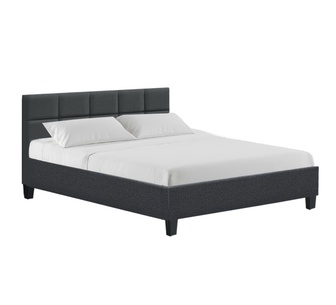 Brienne Charcoal Bed Queen