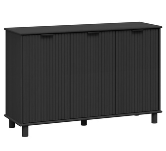 Brunker 3 Door Buffet Black