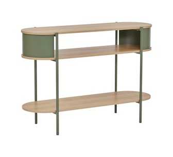 Cafora 76cm Green Console Table