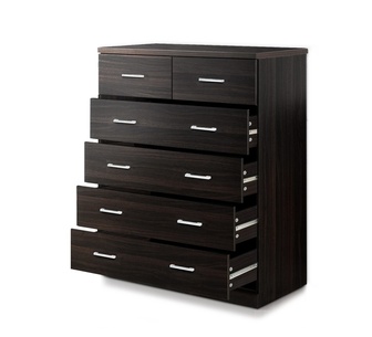 Caietana Walnut Chest of 6 Drawers