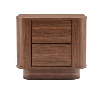 Calira Walnut Bedside Table