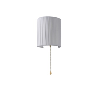 Calyx White Pull Cord Wall Light