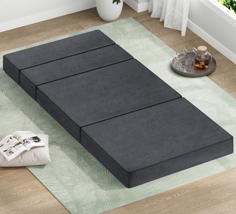 Calmnest Single Grey Foldable Mattress