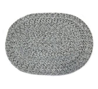 Set of 4 Callas Grey Oval Placemats