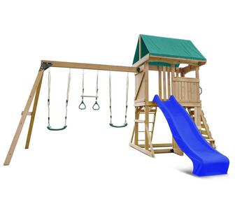 Carindale Play Centre Set with 2.2m Blue Slide