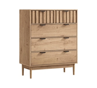 Carmila Natural Chest of 4 Drawers