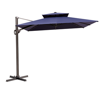 Carmona 2.7mx3.65m Outdoor Umbrella Navy