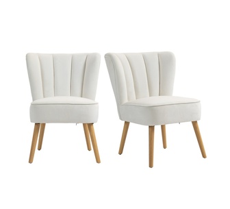 Cassy Set of 2 Dining Chairs Beige