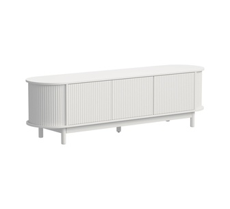 Cassey 160cm 4 Shelf White TV Unit