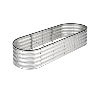 Celix 240x80x42cm Silver Planter