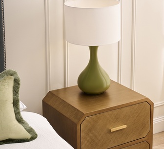 Celesta Olive Table Lamp