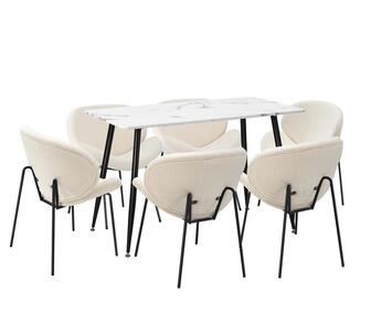 Chapman 6-Seater Extendable Dining Table and Chairs Set