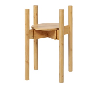 Chano Natural Adjustable Bamboo Plant Stand