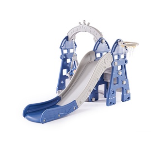 Chamuel Blue Kids Slides and Swing Set