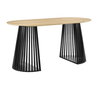 Vannie Dining Table Black/Oak