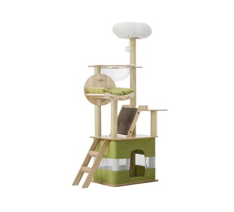 Chenil 152cm Beige Green Cat Tree