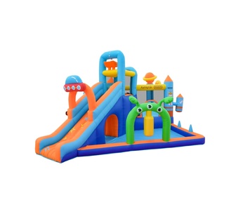 Chito 12 Zones Space Kids Inflatable Water Slide