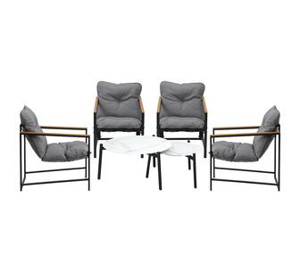 Chighu 6 Piece Outdoor Lounge Set
