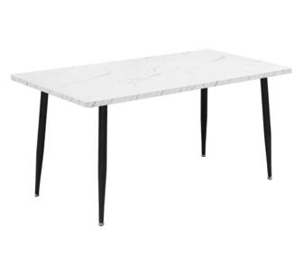 Chilton 6 Setaer White Dining Table