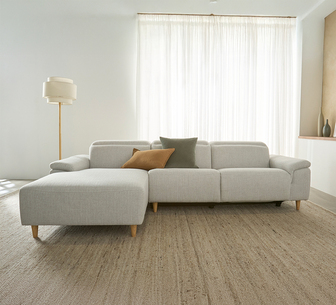 CITTI ELECTRIC INCLINER 3 STR CHAISE LAF DOVE