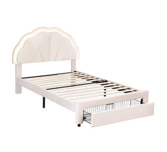 Cloudmere King Single LED Bed Frame with Storage