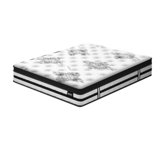 Cloudora 22cm Queen White Euro Top Memory Foam Mattress