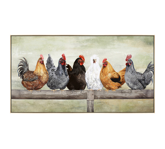 Cluck Comfort Painting 112x62