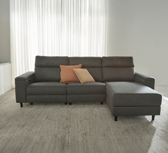 CAMEO ELECTRIC INCLINER 3 STR CHAISE RAF CHARCOAL