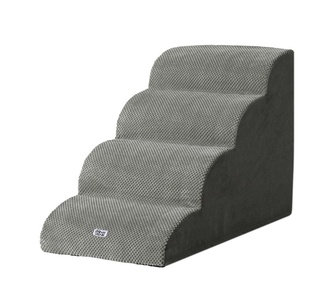 Collo Grey 4-Step Dog Stairs