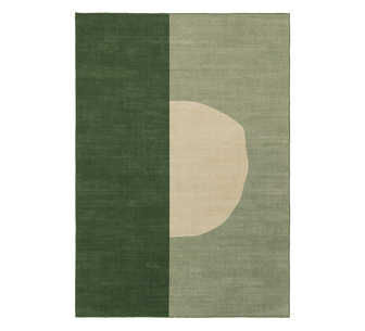 Corfu Green/Cream Washable Rug 230x160cm
