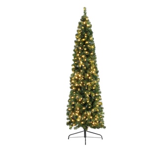 Holly Jolly 2.1M Corner Christmas Tree Green