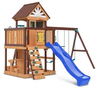 Coventry Play Centre Set with 2.2m Blue Slide
