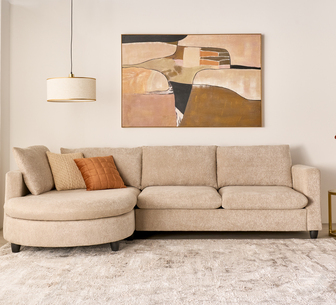 CHELSEA CHAISE 3 STR LAF CHAMPAGNE