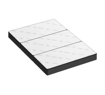 CuddlePush Double White Foldable Bamboo Mattress