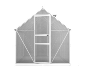 Cultivar 242x201cm Polycarbonate Greenhouse Garden Shed