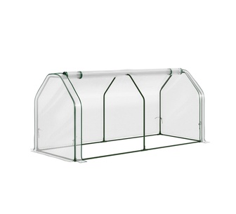 Cultivar 121x62cm Clear Mini Roll-Up Zippered Greenhouse