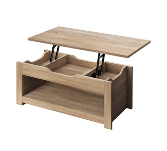 Cuthbert Oak Storage Coffee Table