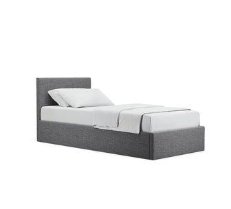 CASEY BED SINGLE GAS LIFT GREY