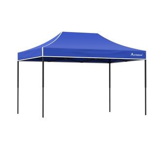 Dalimah 4.5mx3m Blue Outdoor Pop Up Gazebo