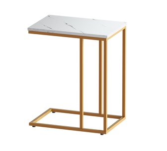 Damira White Marble Coffe Table