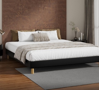 Darwin King Bed Base Black