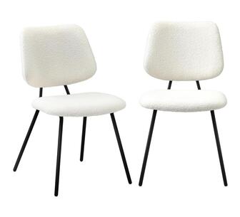 Set of 2 Darri Dining Chairs White